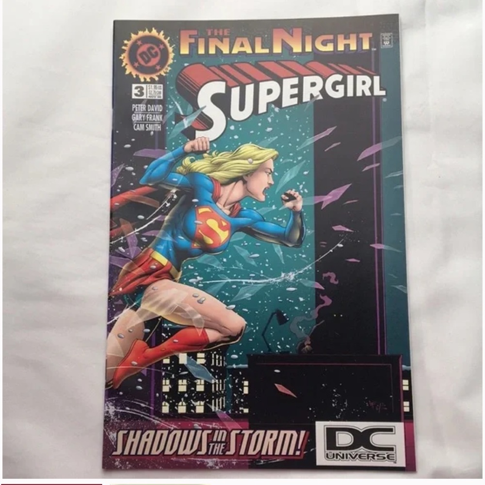 Supergirl Comic Book #3, Nov. ‘96 Vintage DC Comics Vintage DC Universe UPC Logo